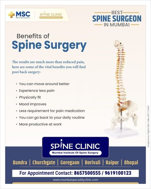 Benefits of spine surgery