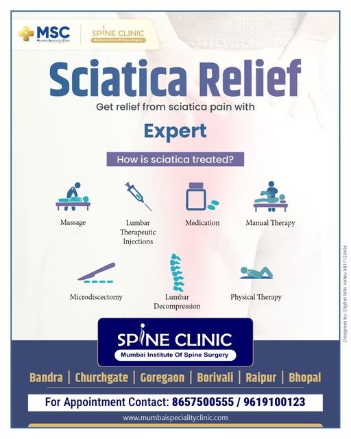 Get Relief from Sciatica Pain at Mumbai Speciality Clinic