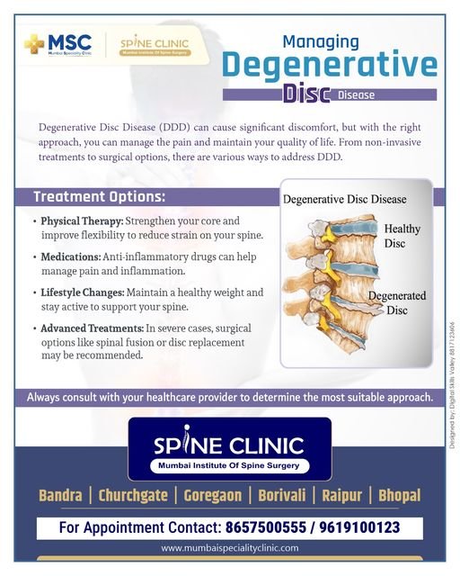 Degenerative Disc Disease | Mumbai Speciality Clinic